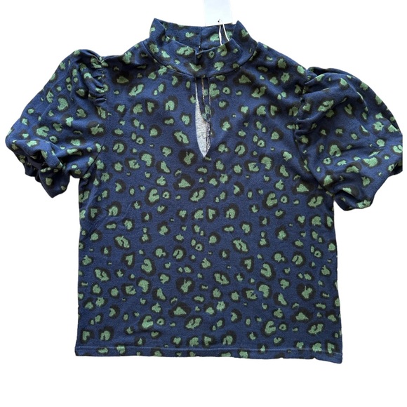 Walter Baker Briella Top, Midnight Leo Knit, Size XL - Picture 5 of 9